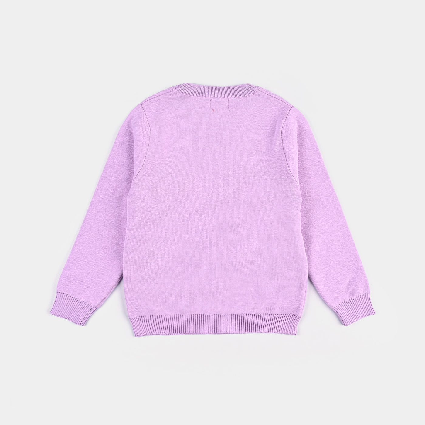 Girls Knitted Sweater - Purple