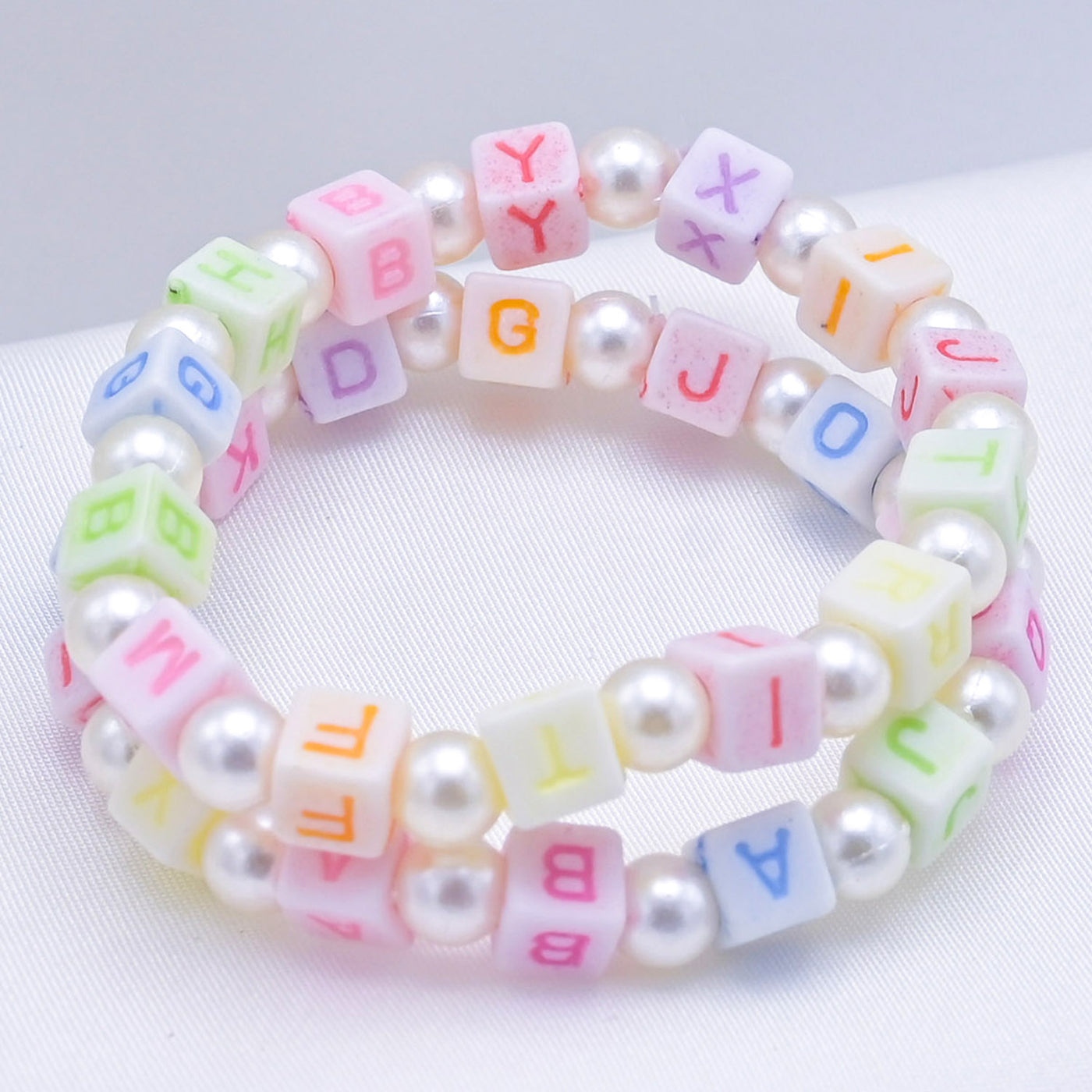 Girls Charm Beaded Bracelet