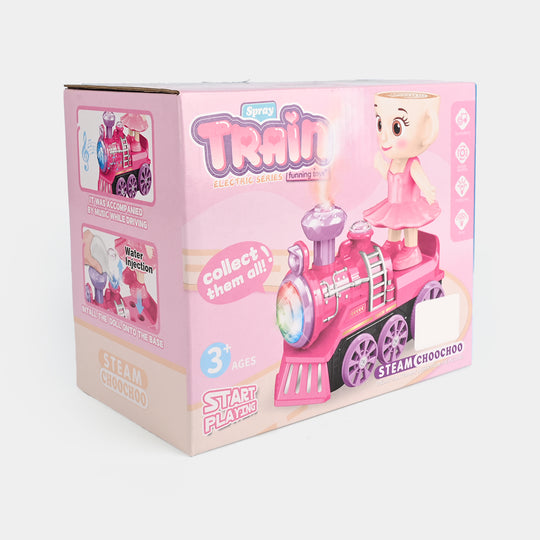 Universal Electric Spray Train with Light & Music