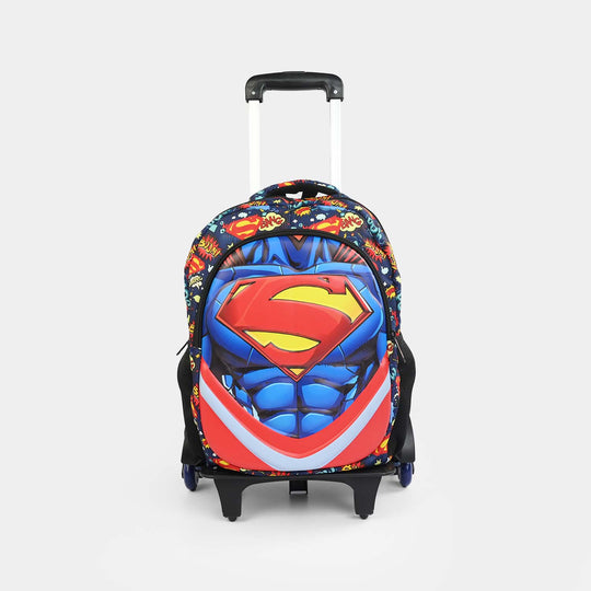LEVUP Embossed Shell Trolly Bag 3 Wheel | Grade 1-4