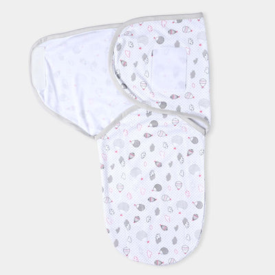 Baby Swaddle With Cap & Mittens Set