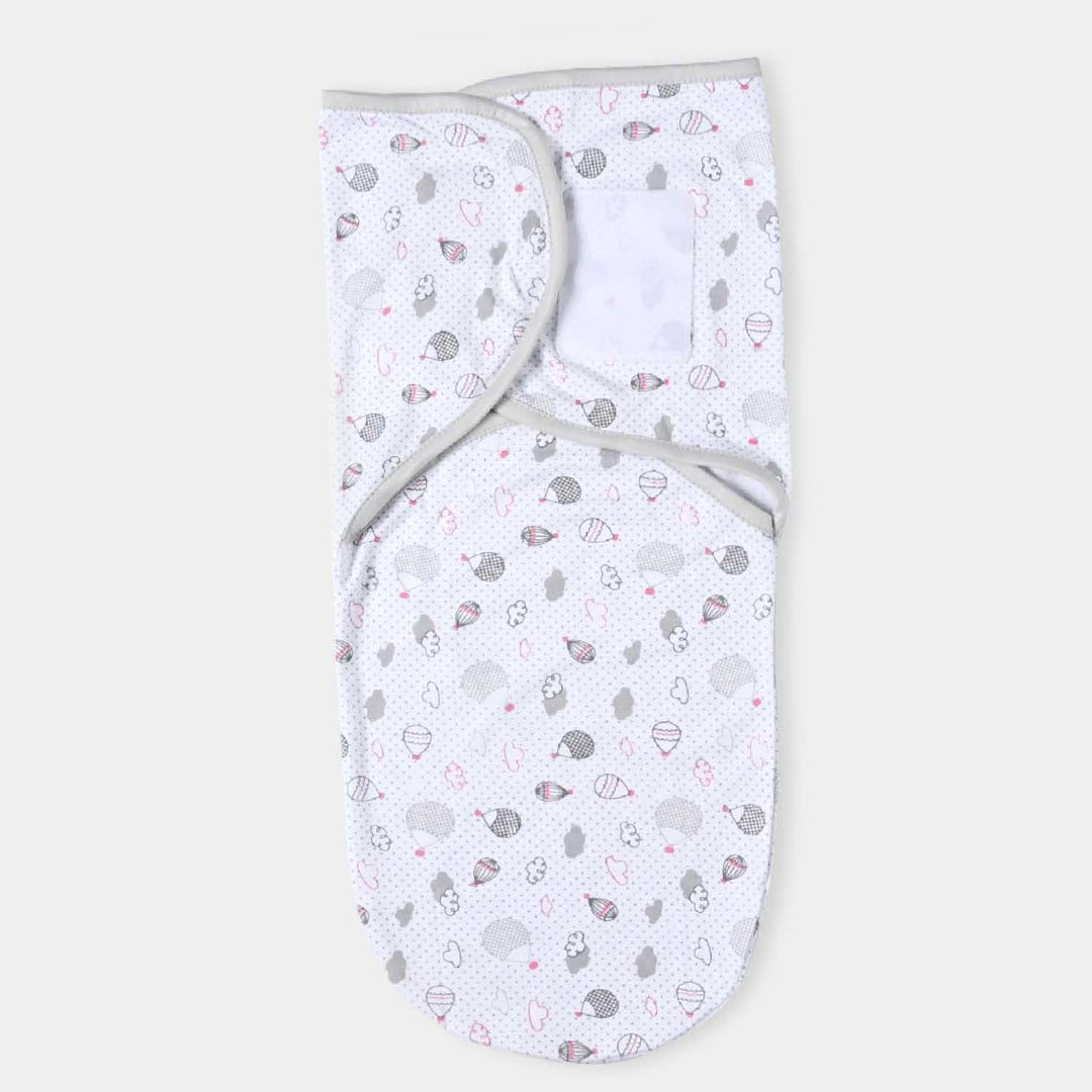 Baby Swaddle With Cap & Mittens Set