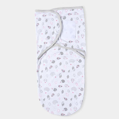 Baby Swaddle With Cap & Mittens Set