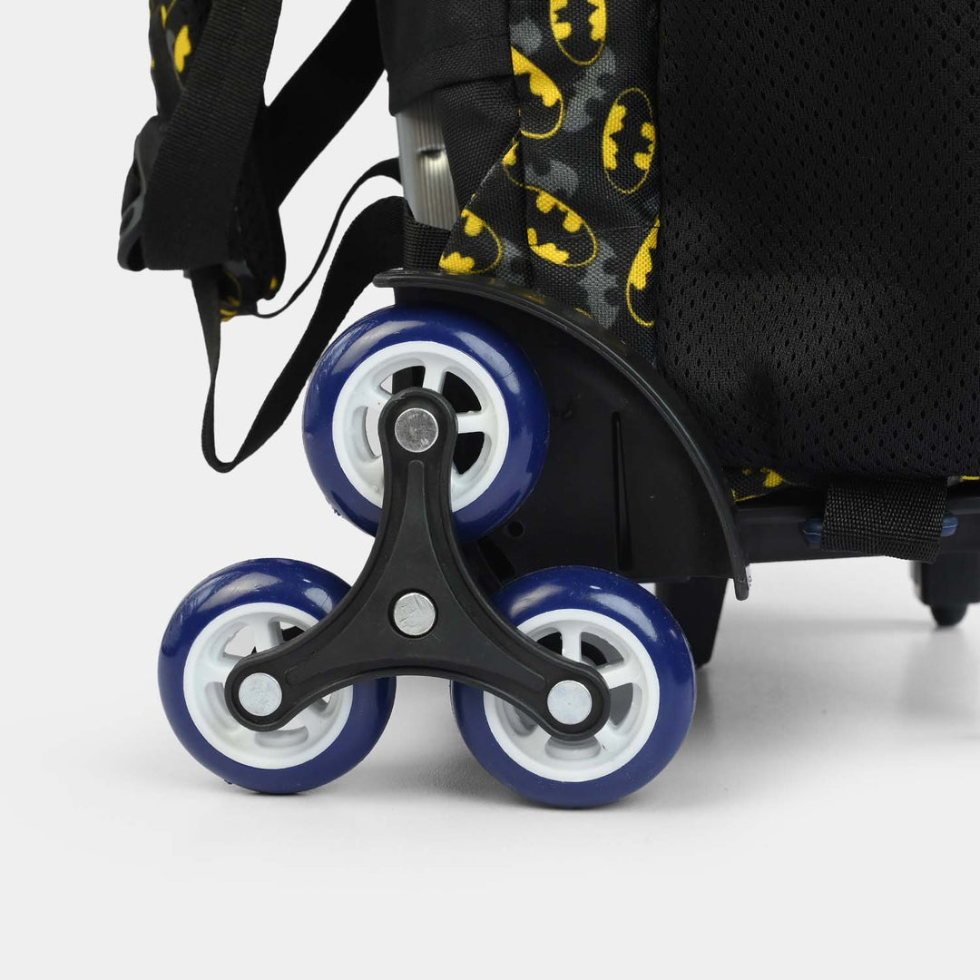 LEVUP Embossed Shell Trolly Bag 3 Wheel | Grade 1-4