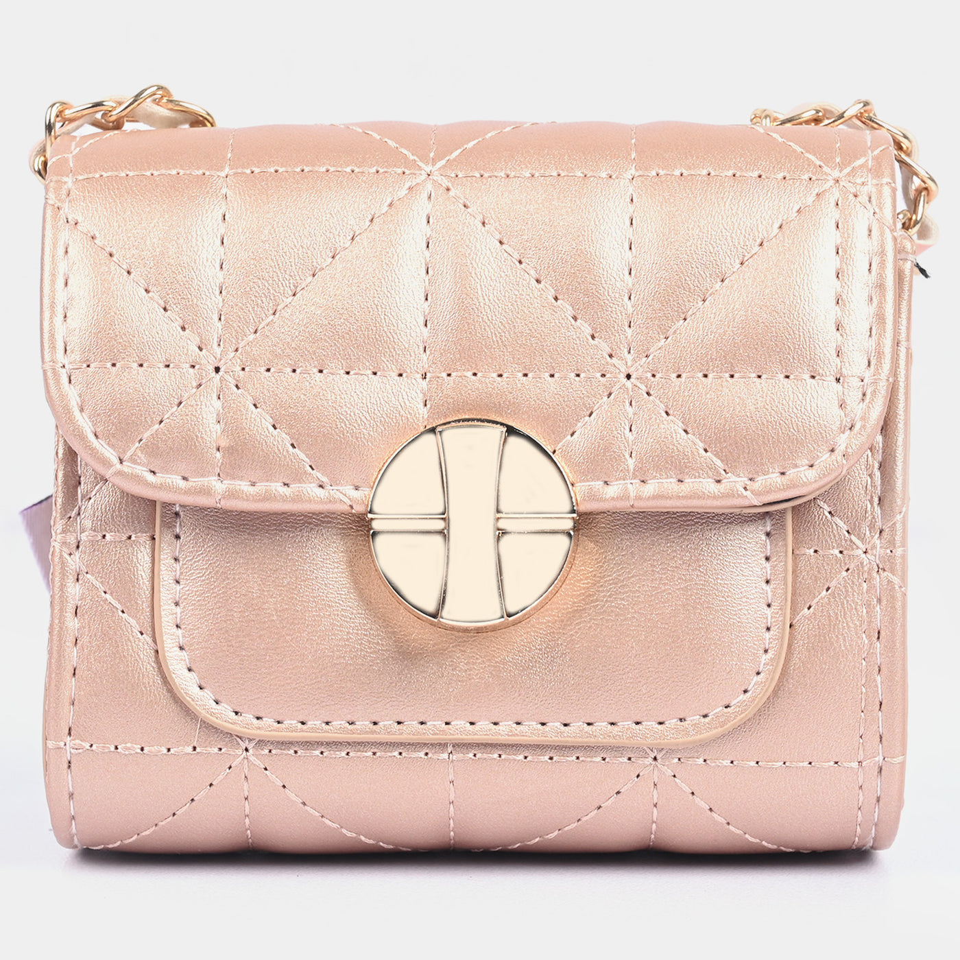 Girls Fancy Hand Bag | Golden