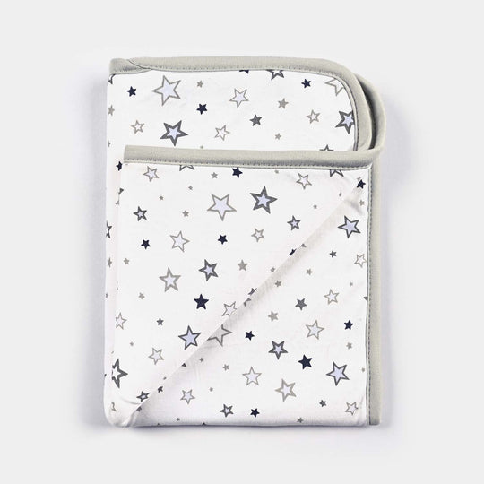 Baby Changing Sheet 17x22 Star | Grey