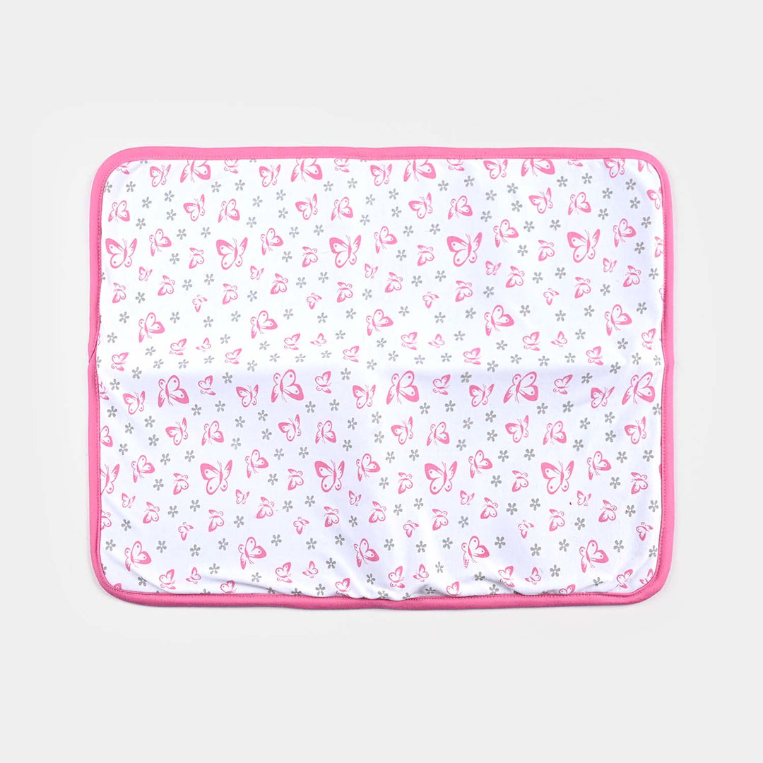 Baby Changing Sheet 17x22 Butterfly | Pink