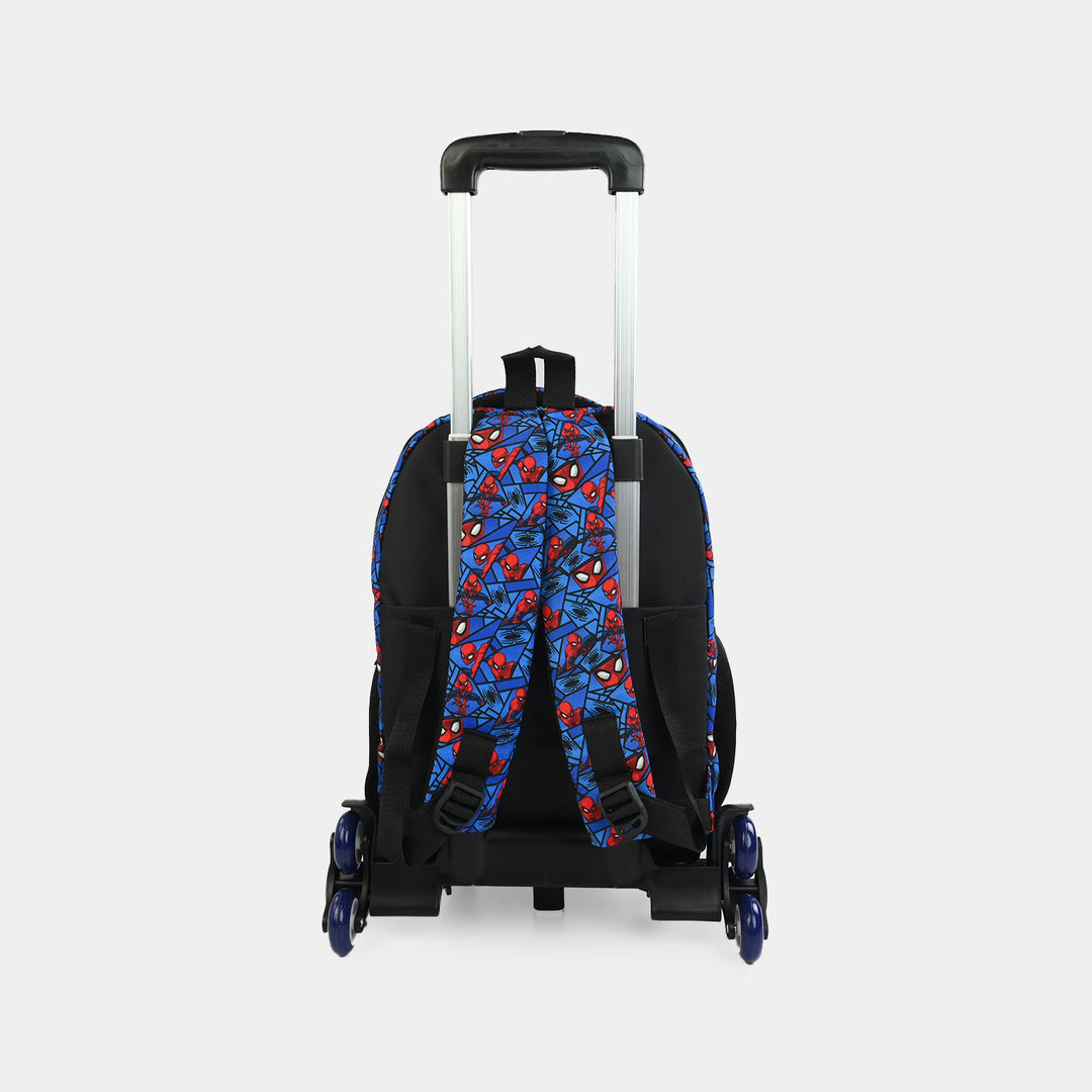 LEVUP Embossed Shell Trolly Bag 3 Wheel | Grade 1-4