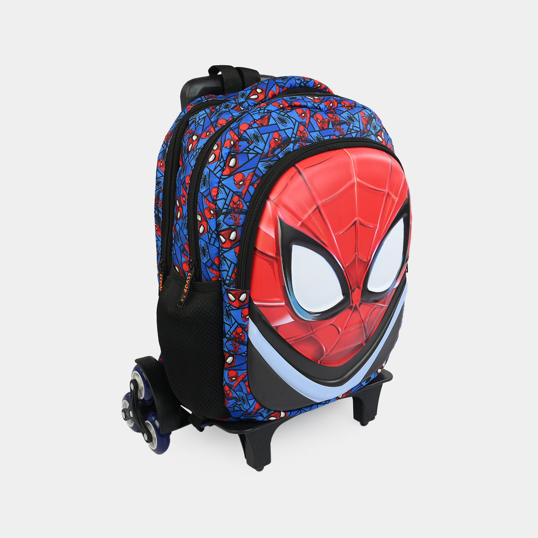 LEVUP Embossed Shell Trolly Bag 3 Wheel | Grade 1-4