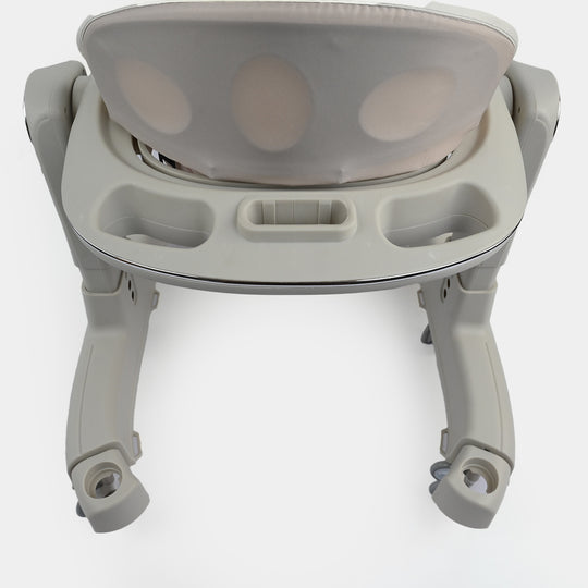3-in-1 Multi-Functional Baby Walker with Canopy & Push Bar