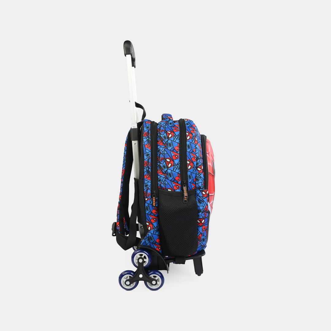 LEVUP Embossed Shell Trolly Bag 3 Wheel | Grade 1-4