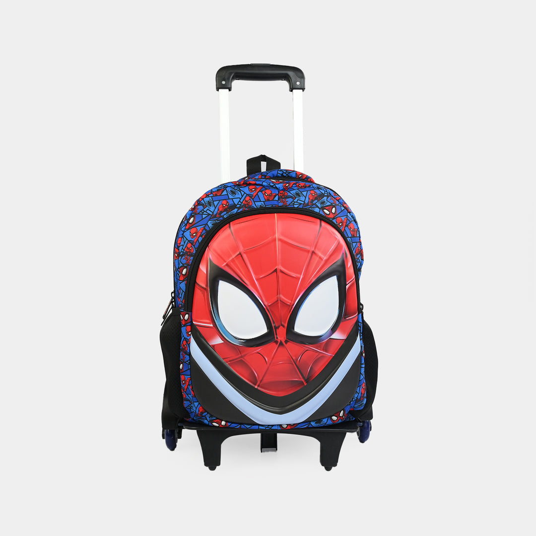 LEVUP Embossed Shell Trolly Bag 3 Wheel | Grade 1-4