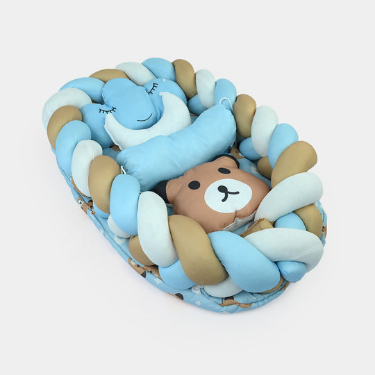 Braided Baby Nest – Soft & Cozy Snuggle Bed