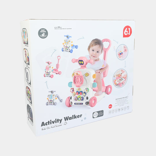 6 In 1 Baby Activity Walker
