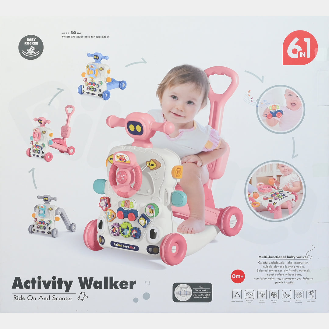 6 In 1 Baby Activity Walker