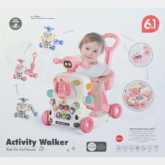 6 In 1 Baby Activity Walker