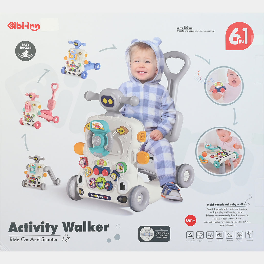 6 In 1 Baby Activity Walker