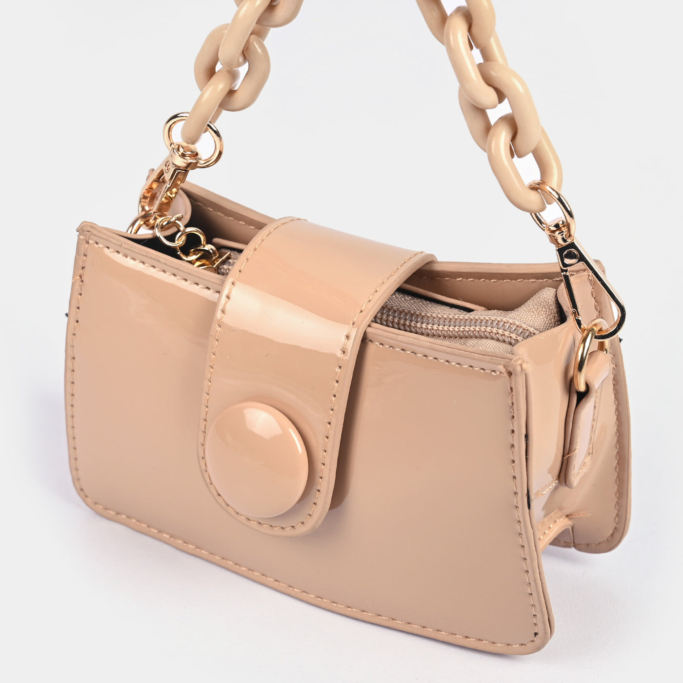 Girls Fancy Hand Bag | Beige