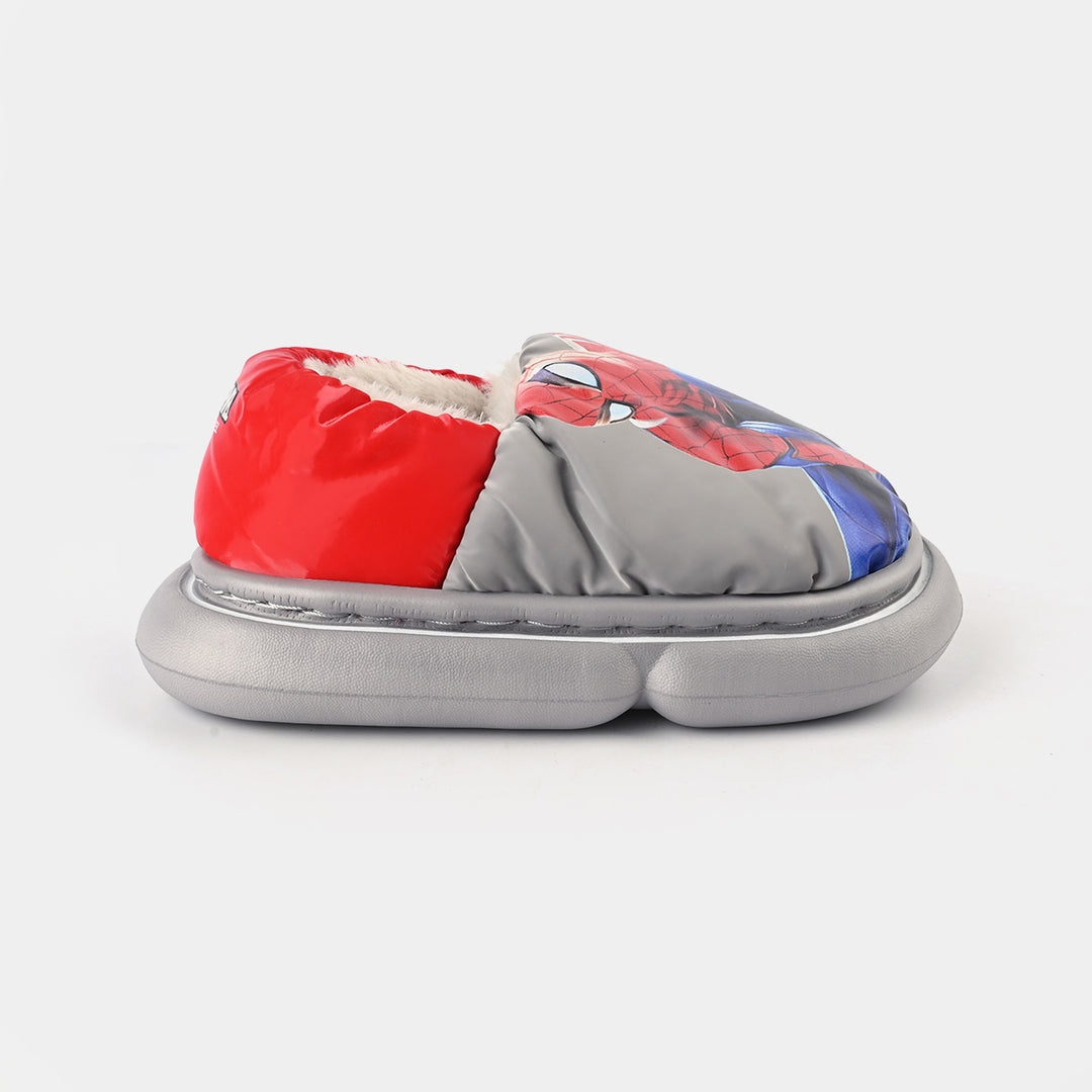 Boys Slipper Fur  6340-GREY