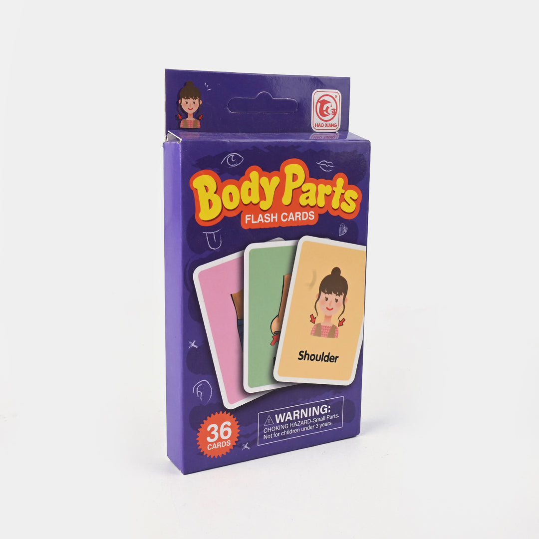 Body Parts Flash Card