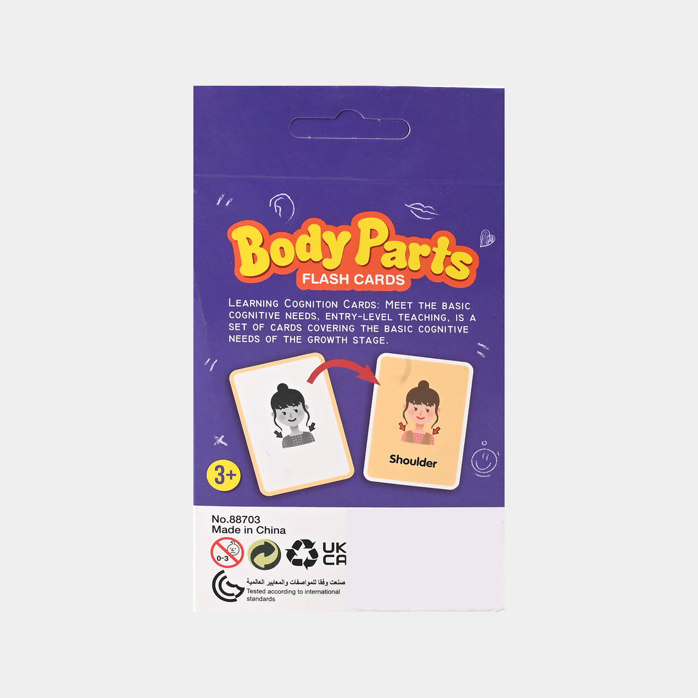 Body Parts Flash Card