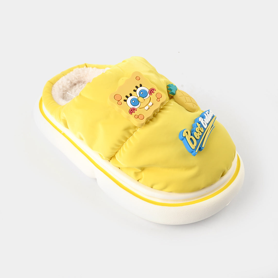 Girls Slipper Fur 3638-Yellow