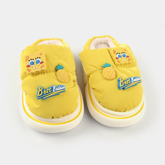 Girls Slipper Fur 3638-Yellow