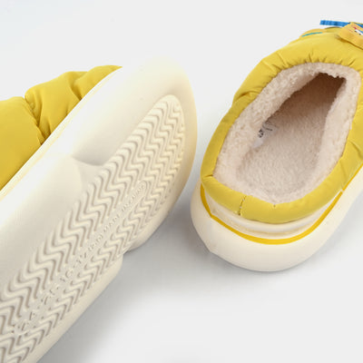 Girls Slipper Fur 3638-Yellow