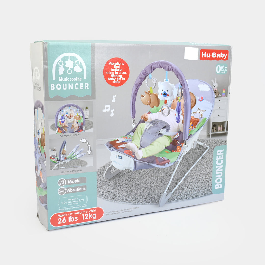 Comfort Vibration Baby Bouncer With Music