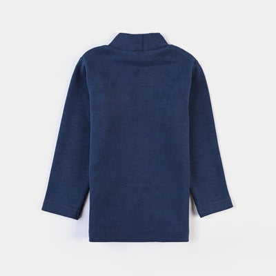 Infant Unisex Thermal Inner Turtle Neck -NAVY