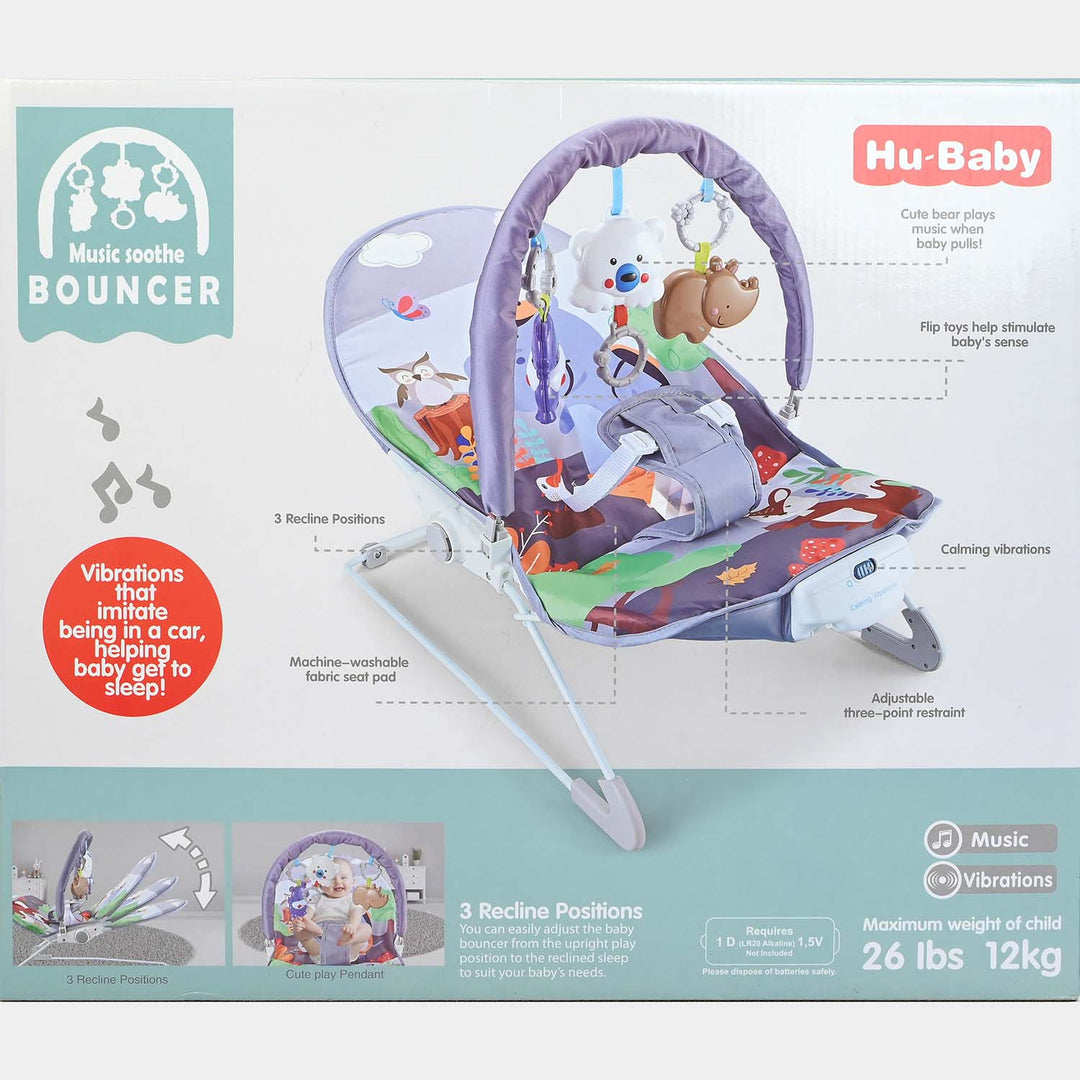 Comfort Vibration Baby Bouncer With Music