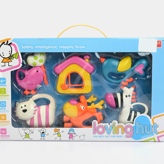 Baby Rattle and Teether Activity Set