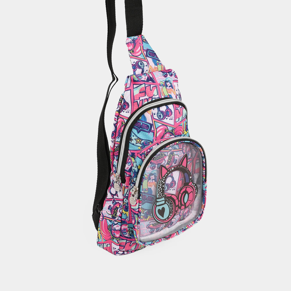 Printed Cross Body Bag