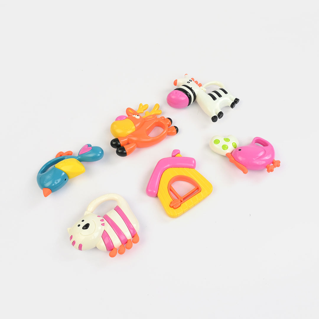 Baby Rattle and Teether Activity Set