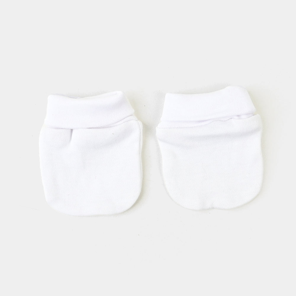 Baby Mittens 3M+ White