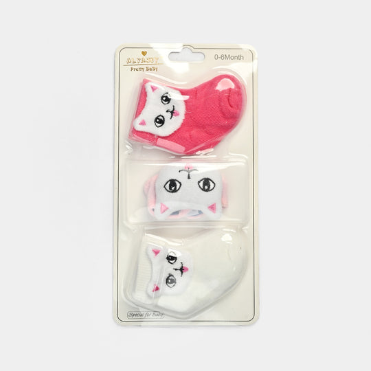 Baby Socks & Wrist Rattle Band Set – 6 Months