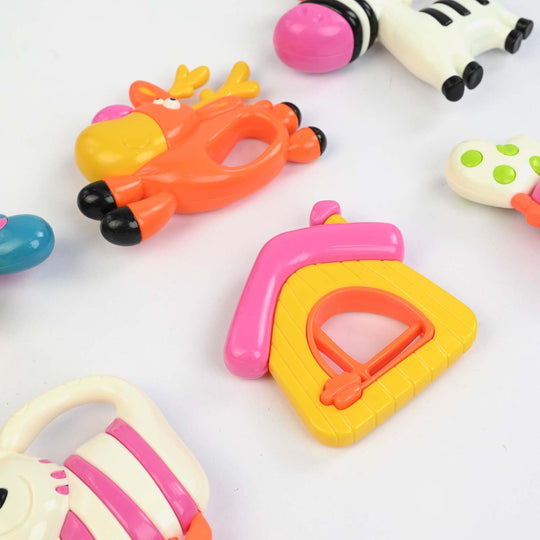 Baby Rattle and Teether Activity Set