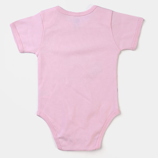 Infant Girls Cotton Interlock Romper Set-mIX