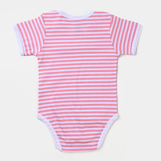 Infant Girls Cotton Interlock Romper Set-mIX