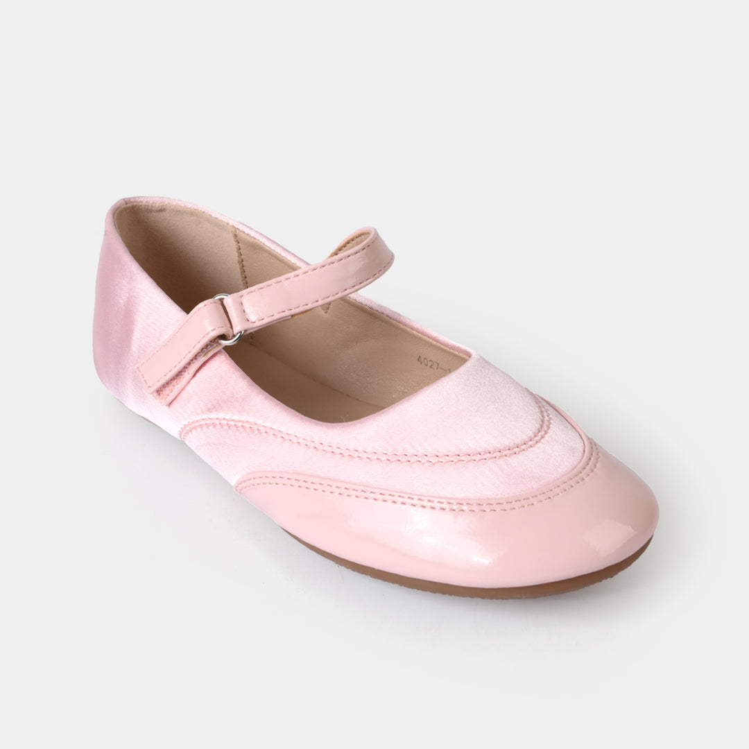 Girls Pumps 4027-1-Pink