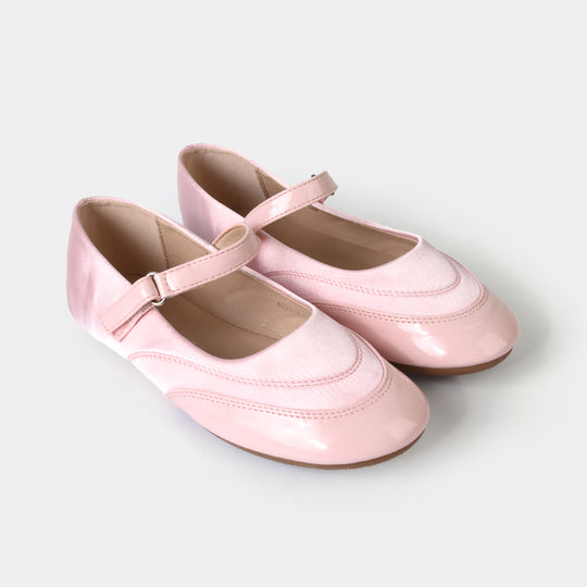 Girls Pumps 4027-1-Pink