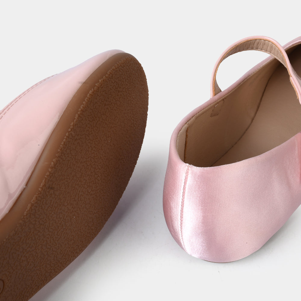 Girls Pumps 4027-1-Pink