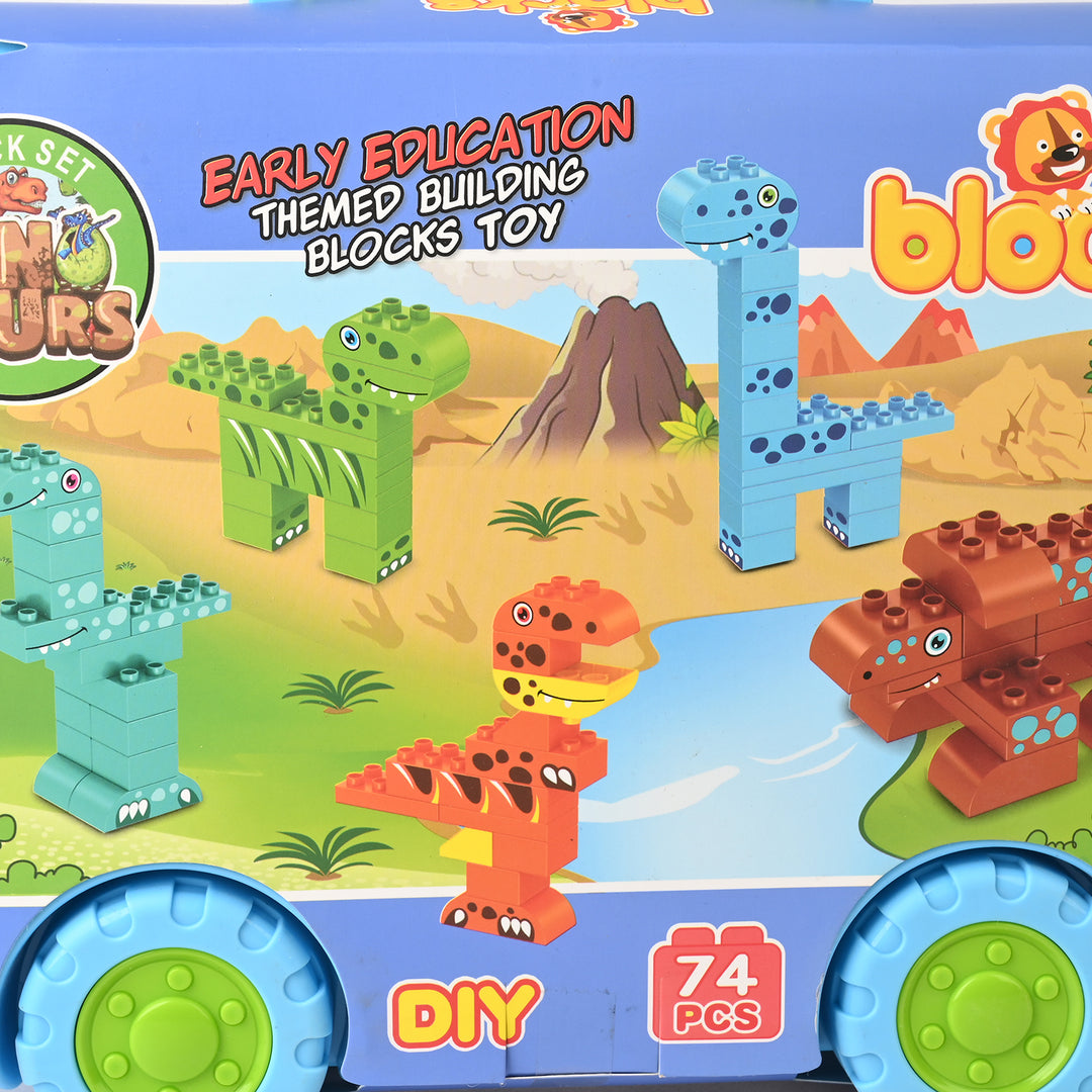 DIY Education Learning Blocks Toy - 74-Piece Building Set