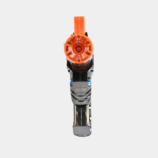 Blaster Toy Light, Sound & Spray – 360° Rotating Barrel