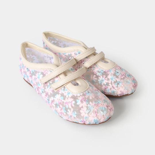 Girls Pumps 4027-2-Pink
