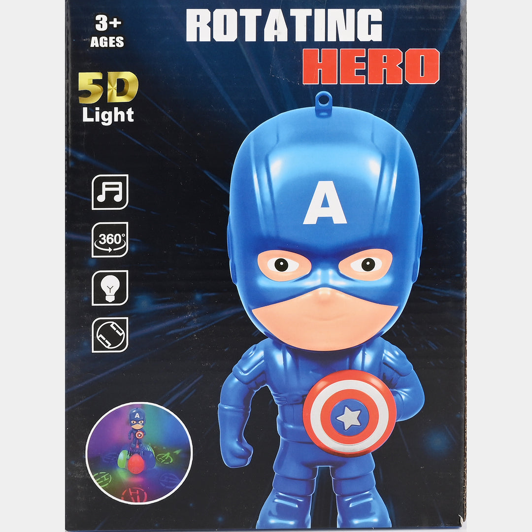Electric Rotating Hero Toy 5D Lighting & Sound