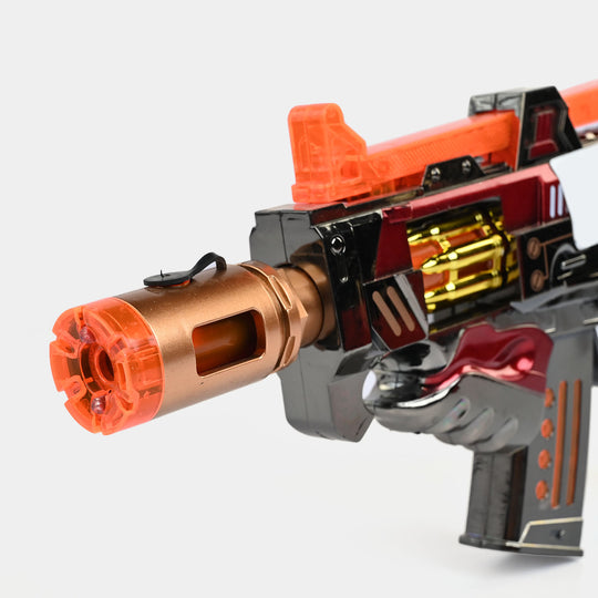 Blaster Toy Light, Sound & Spray – 360° Rotating Barrel