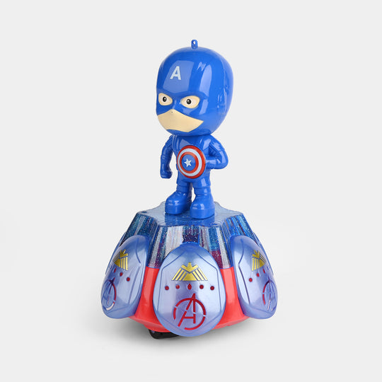 Electric Rotating Hero Toy 5D Lighting & Sound