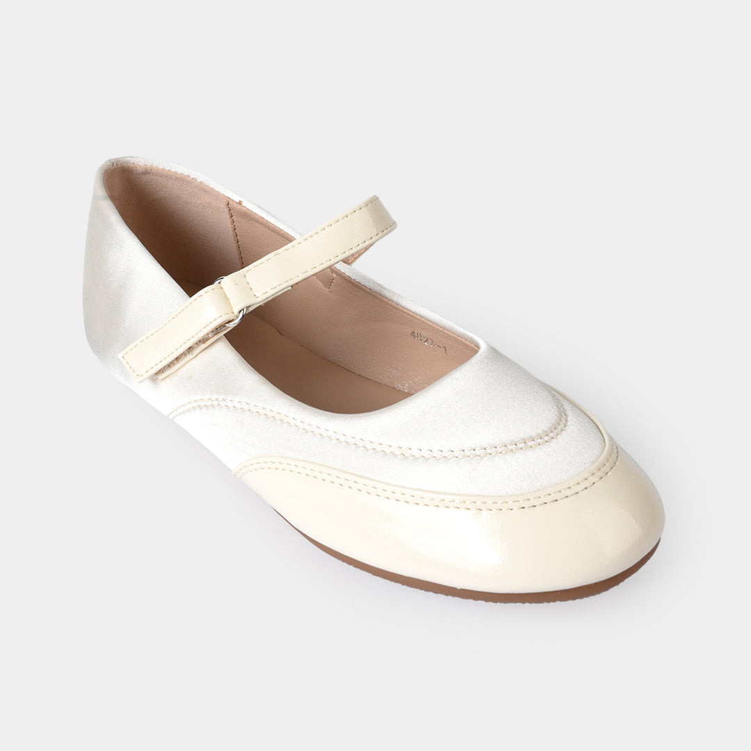 Girls Pumps 4027-1-BEIGE