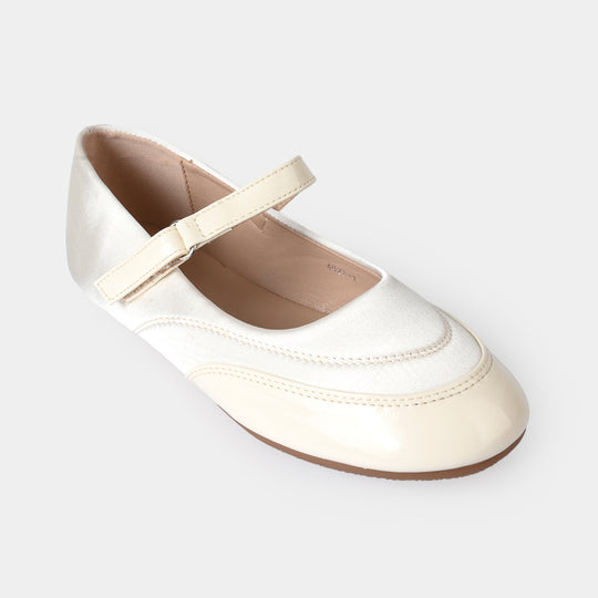 Girls Pumps 4027-1-BEIGE